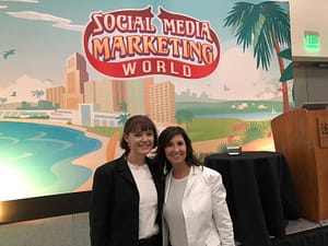Social Media Marketing World 2018 - Serena Ryan and Connie Albers